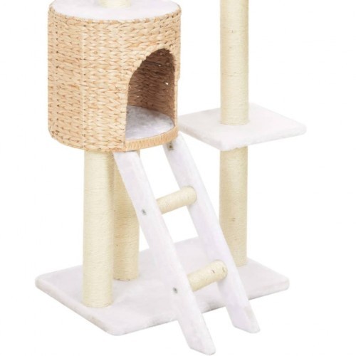 Arranhador de gato em fibra de junco, marrom