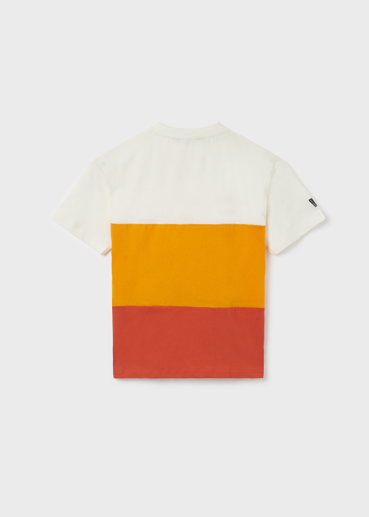 Camiseta infantil masculina estampada em algodão sustentável