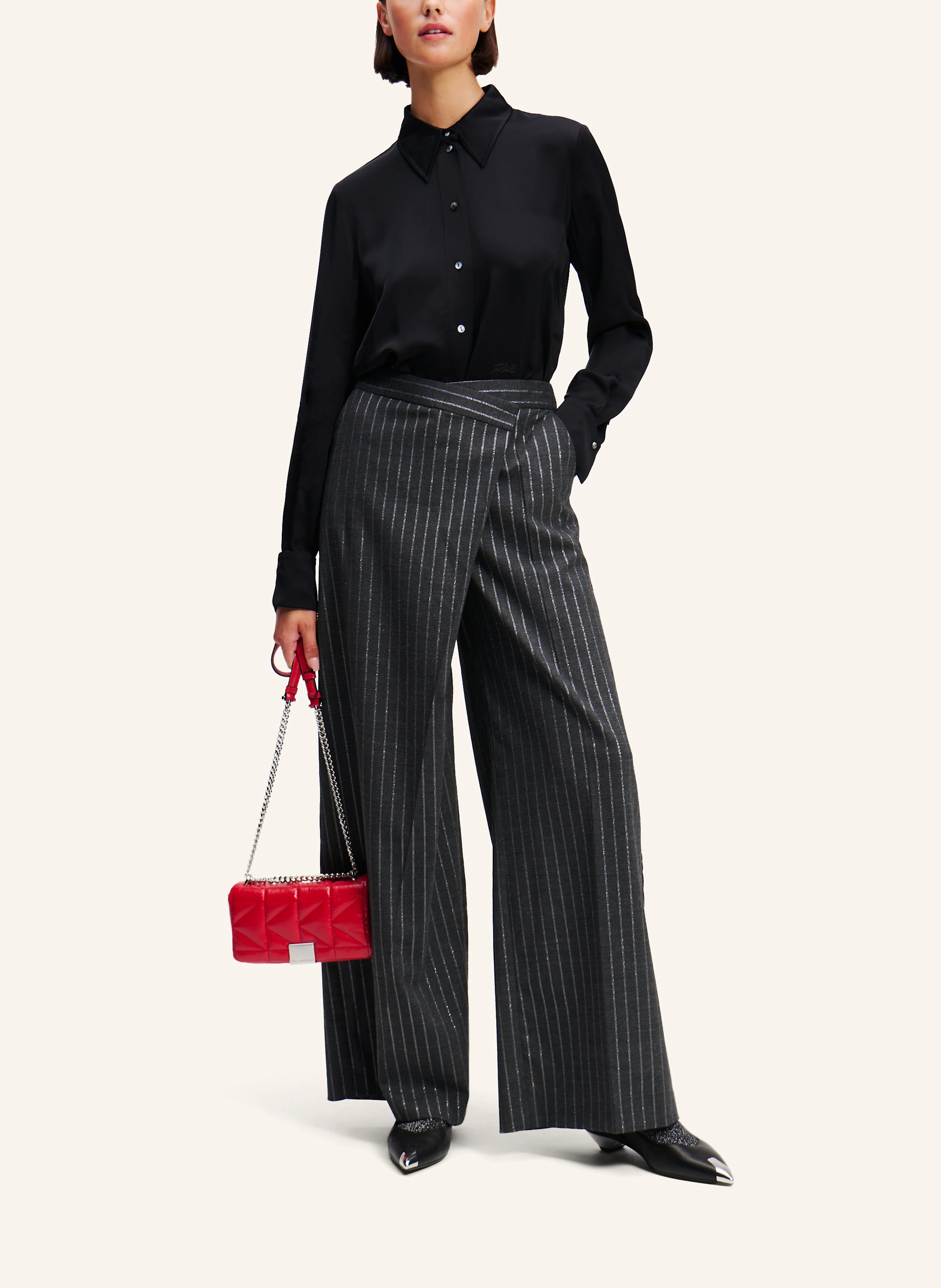 KARL LAGERFELD BUTTON-DOWN-BLUSE