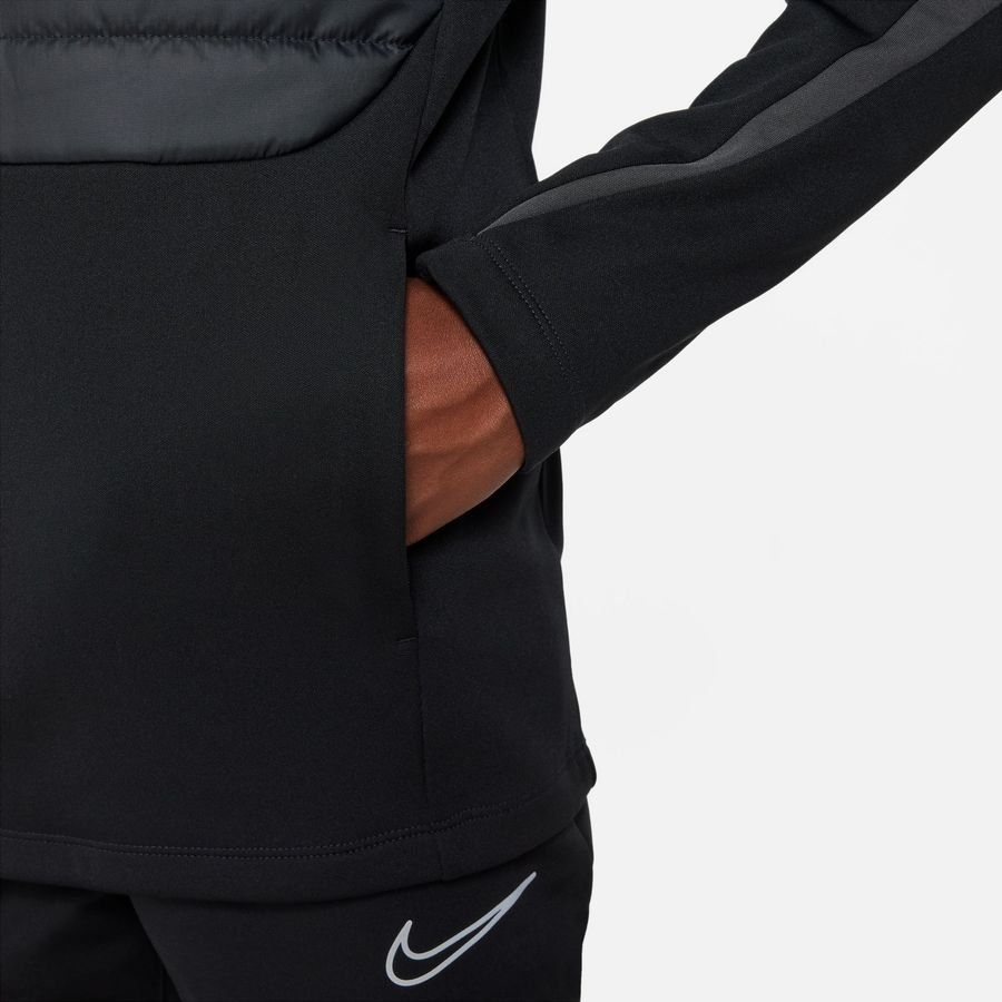 Nike Maillot d'Entraînement Therma-FIT Academy Drill Winter Warrior - Noir/Gris/Argenté Enfant