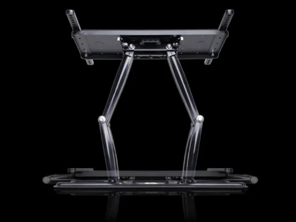 Multibrackets M VESA Super Slim Tilt & Turn Plus HD - Monteringssæt (drejelig arm) - for fladt panel - sort - skærmstørrelse: 42