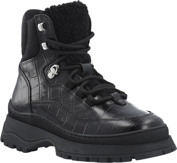 Bianco Unao City Hiker Boot #C Black croco