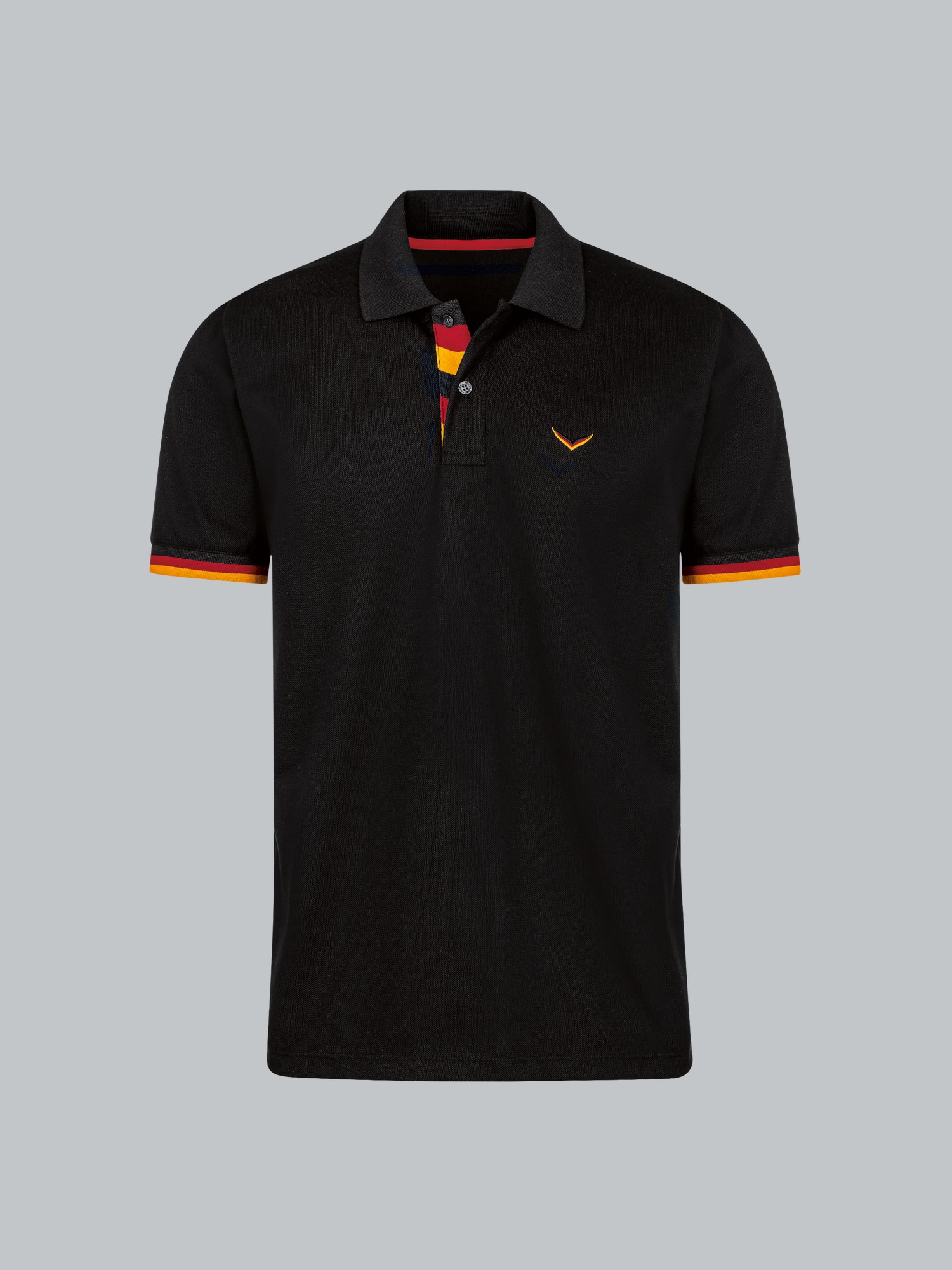 Deutschland Poloshirt Schwarz