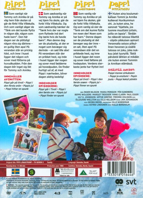 Pippi Langstrømpe - Box 2 - DVD