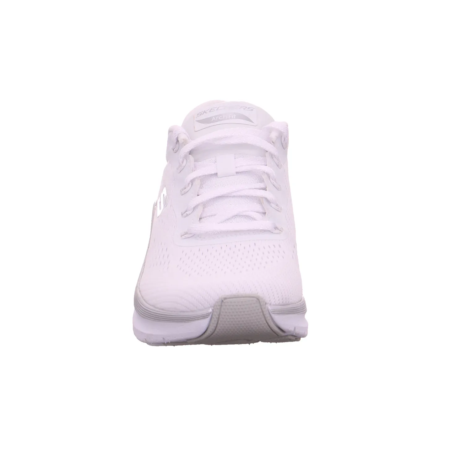 SKECHERS Sneaker Weiss Textil  mit Wechselfussbett
