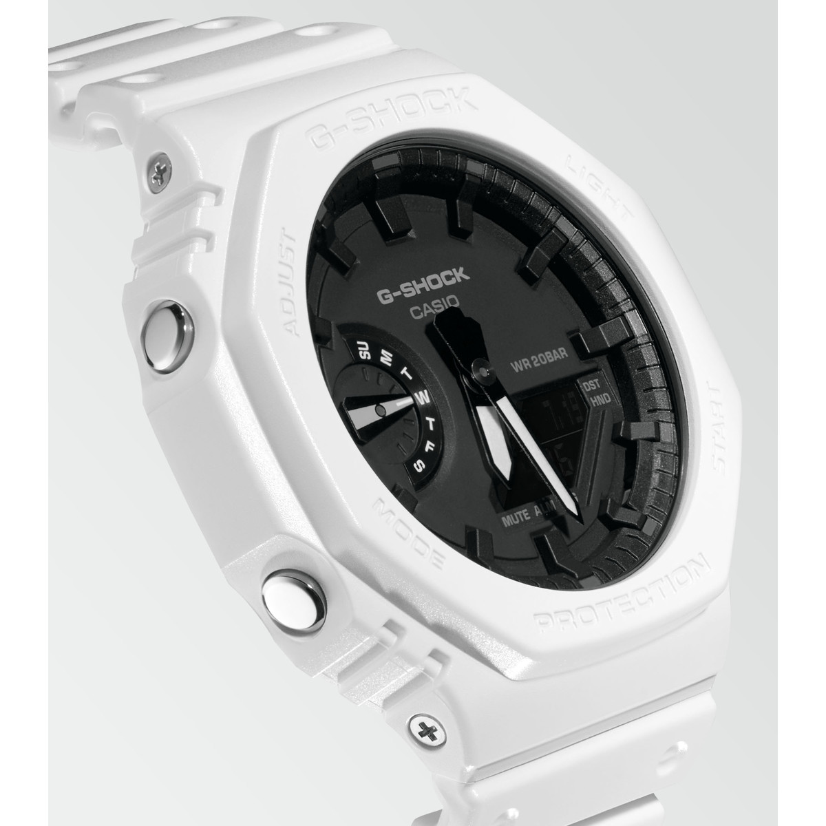 Montre G-SHOCK classic homme bracelet resine blanche