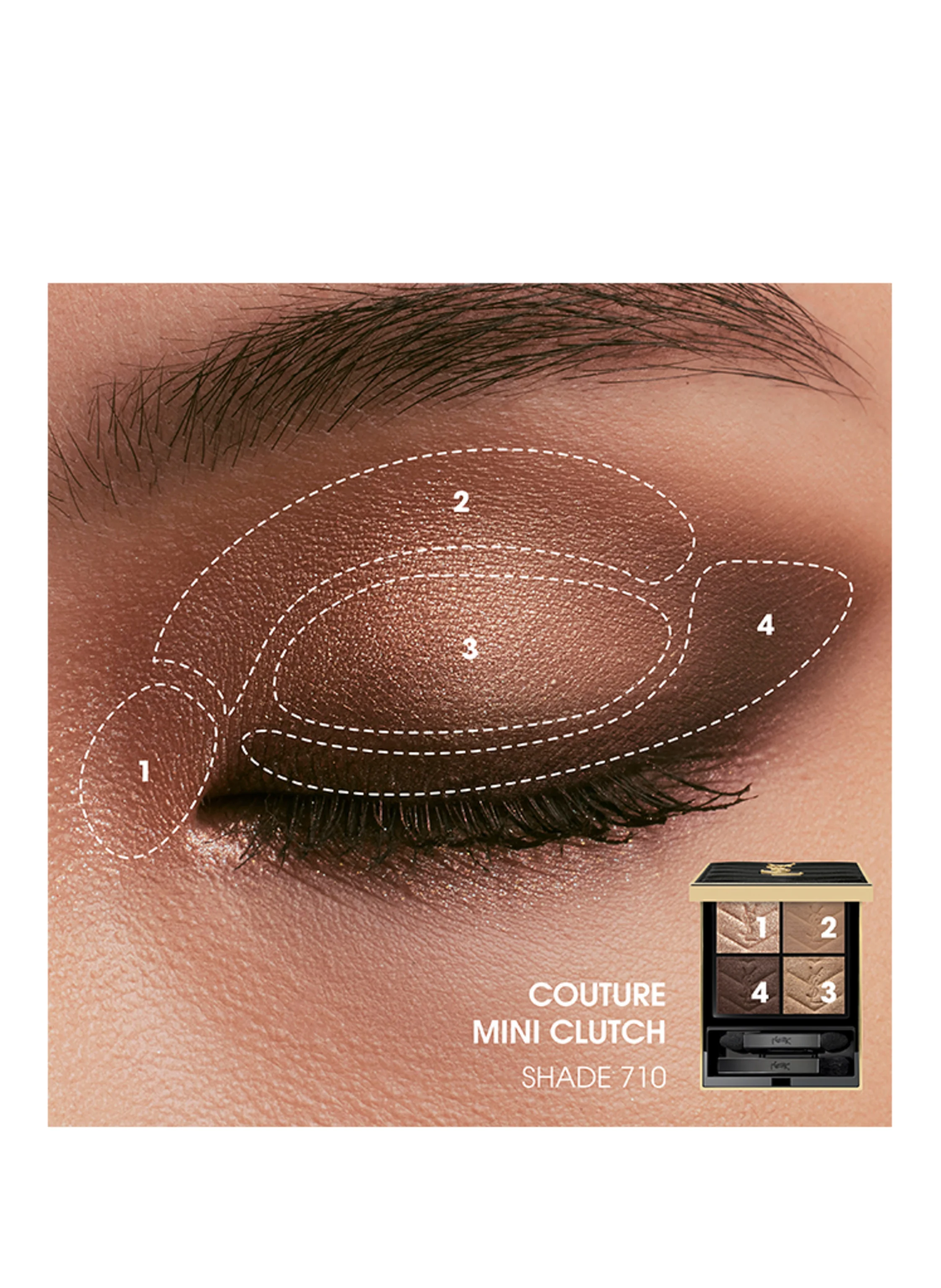 YVES SAINT LAURENT BEAUTÉ COUTURE MINI CLUTCH