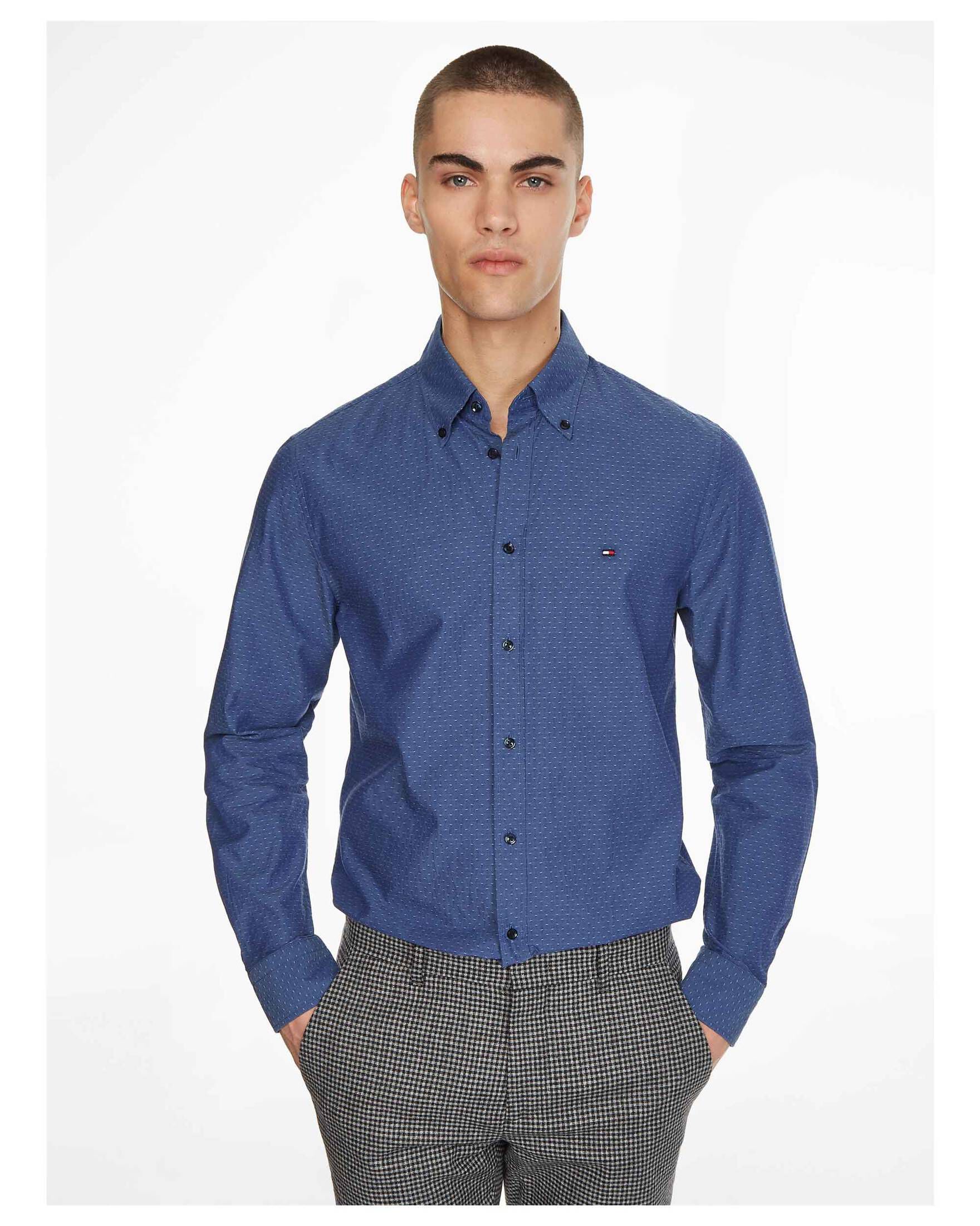 Tommy Hilfiger| Herren Hemd CL-W Langarm