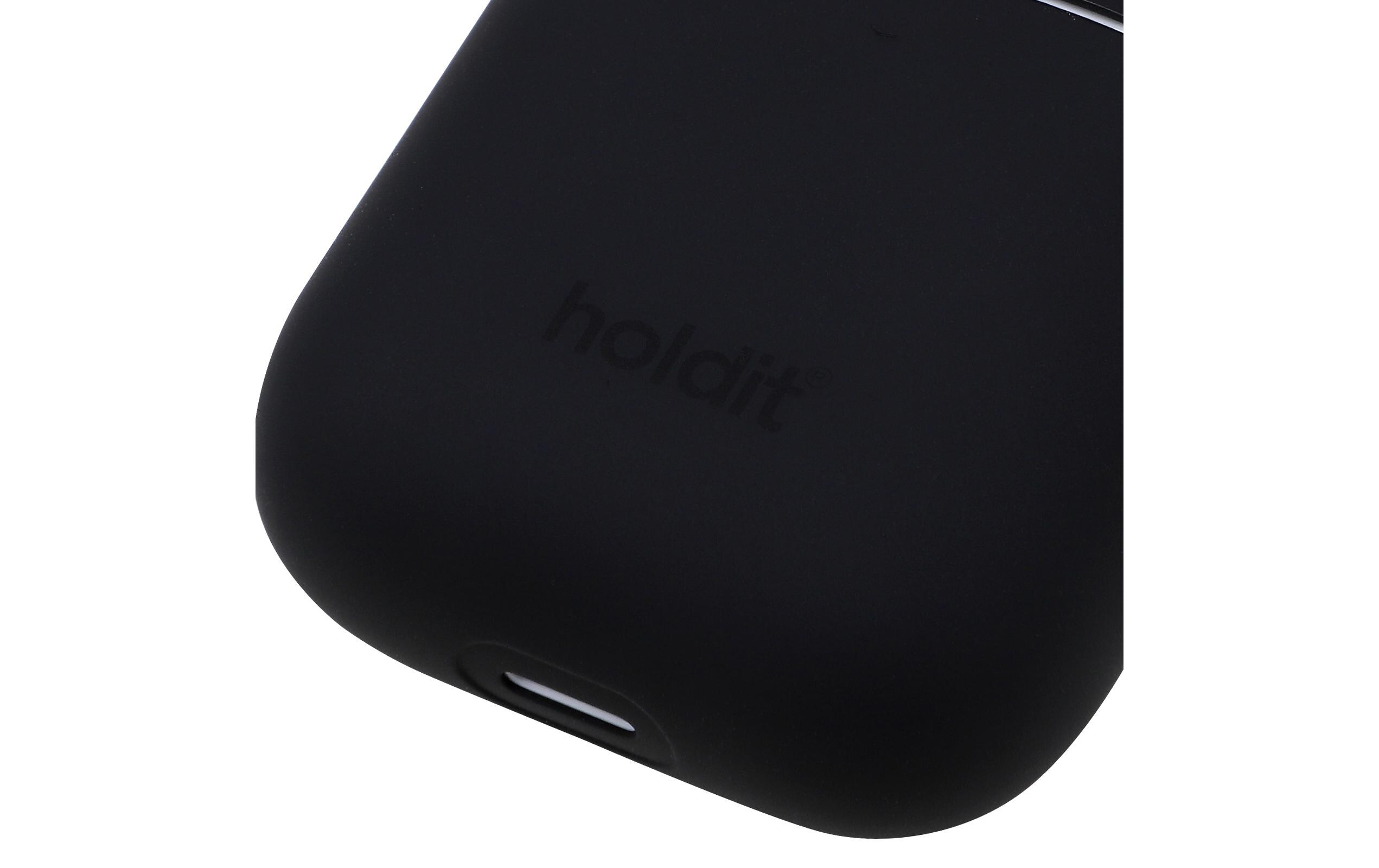 Transportcase Silicone AirPods SchwarzModerne AirPods-Transporthülle aus ultradünnem und griffigem Silikon