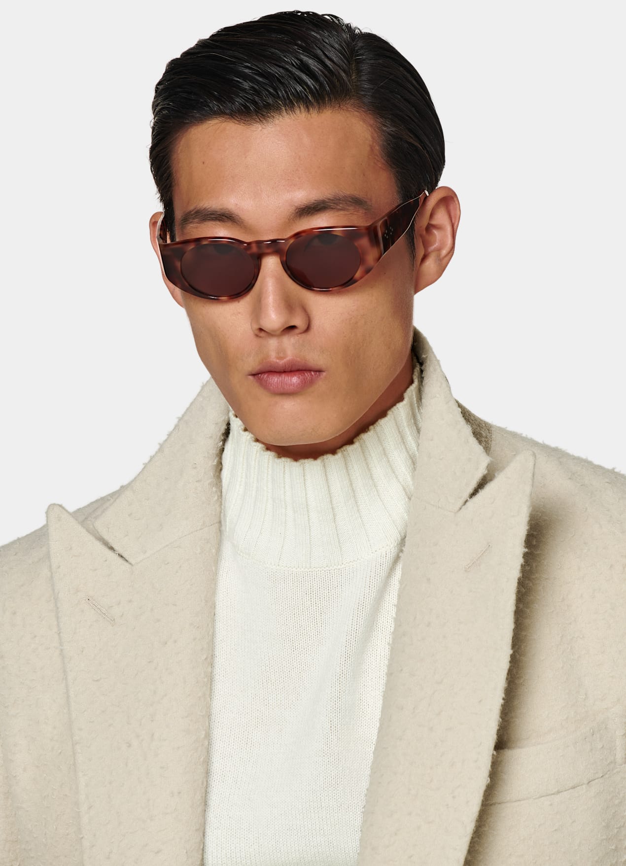 Manteau long sable