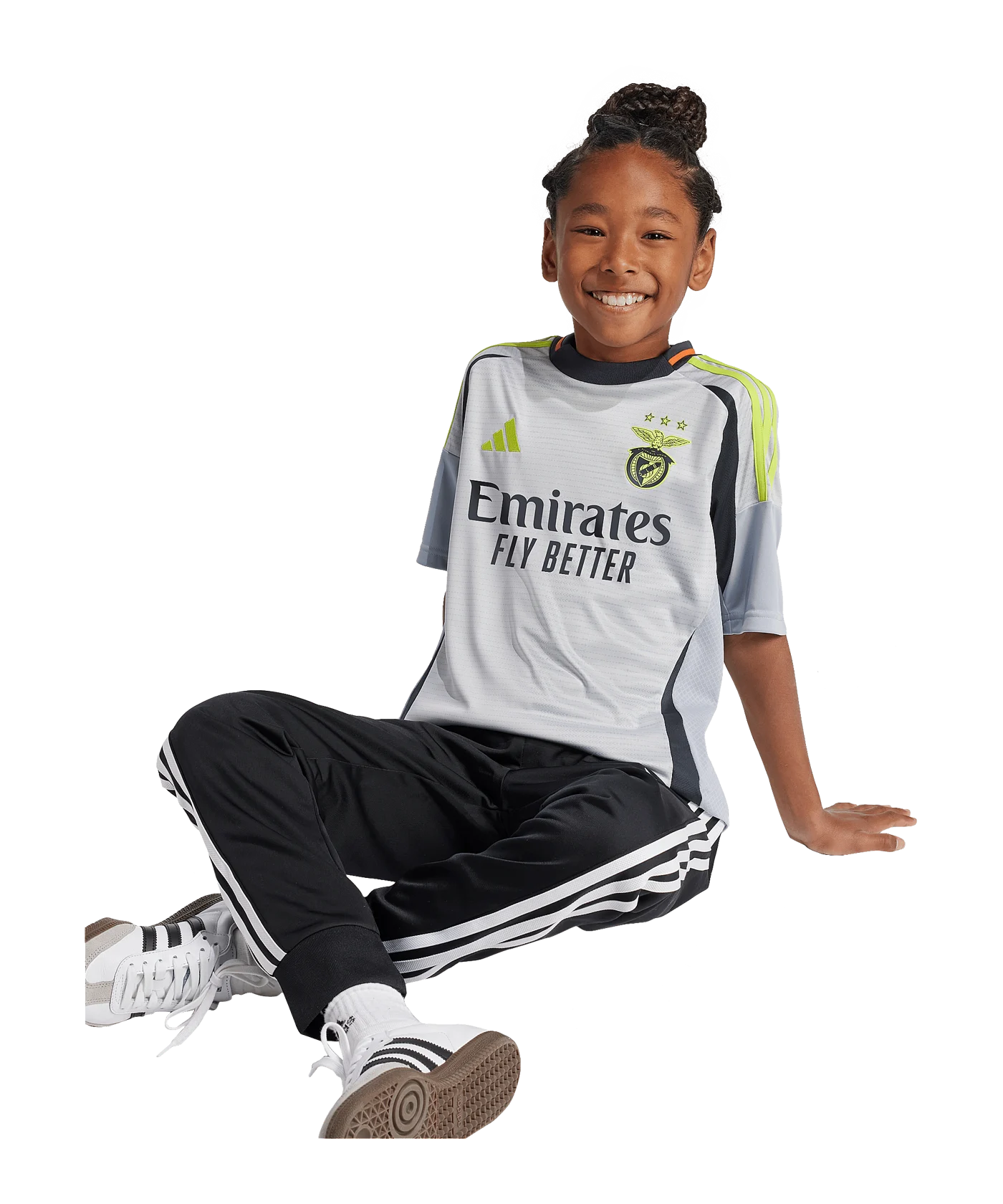adidas Benfica Lissabon Trikot 3rd 2024/2025 Kids Grün
