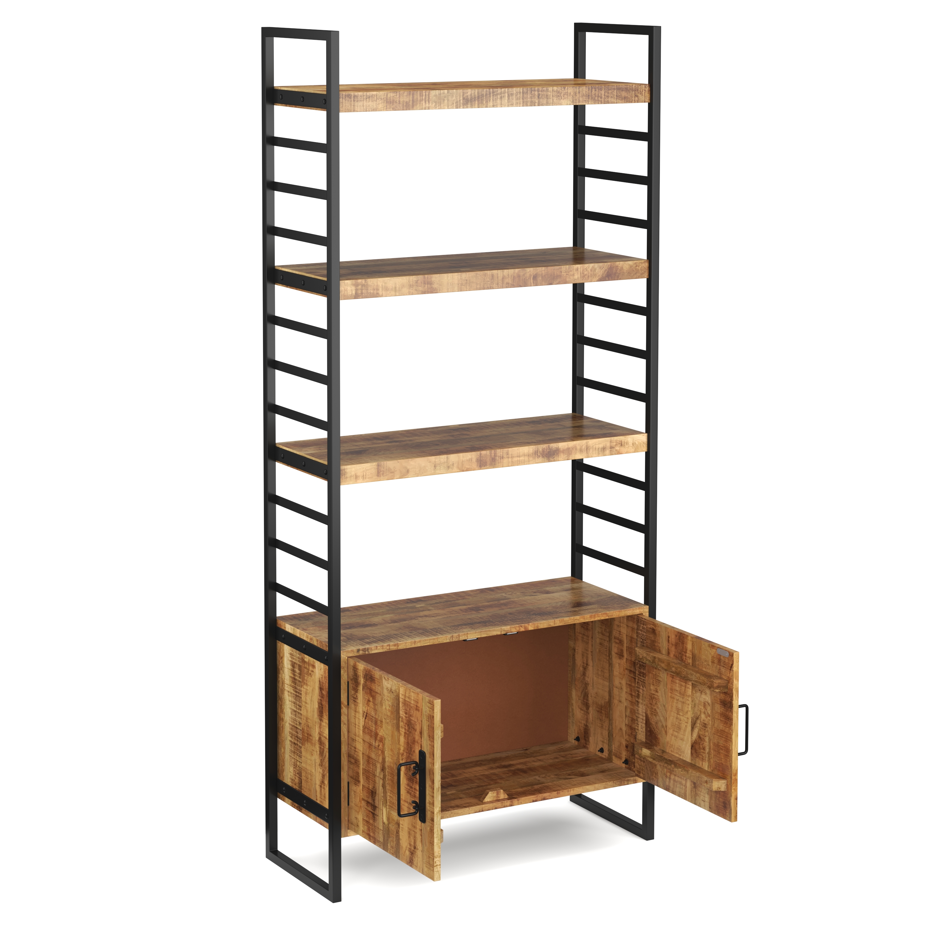 Bücherregal Holz SOFYEN 80 x 180 cm