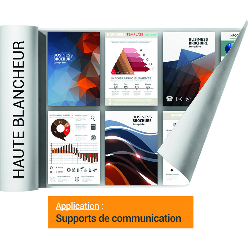 Rouleau papier traceur haute blancheur Clairefontaine - 0,914 x 45 m - 90 g