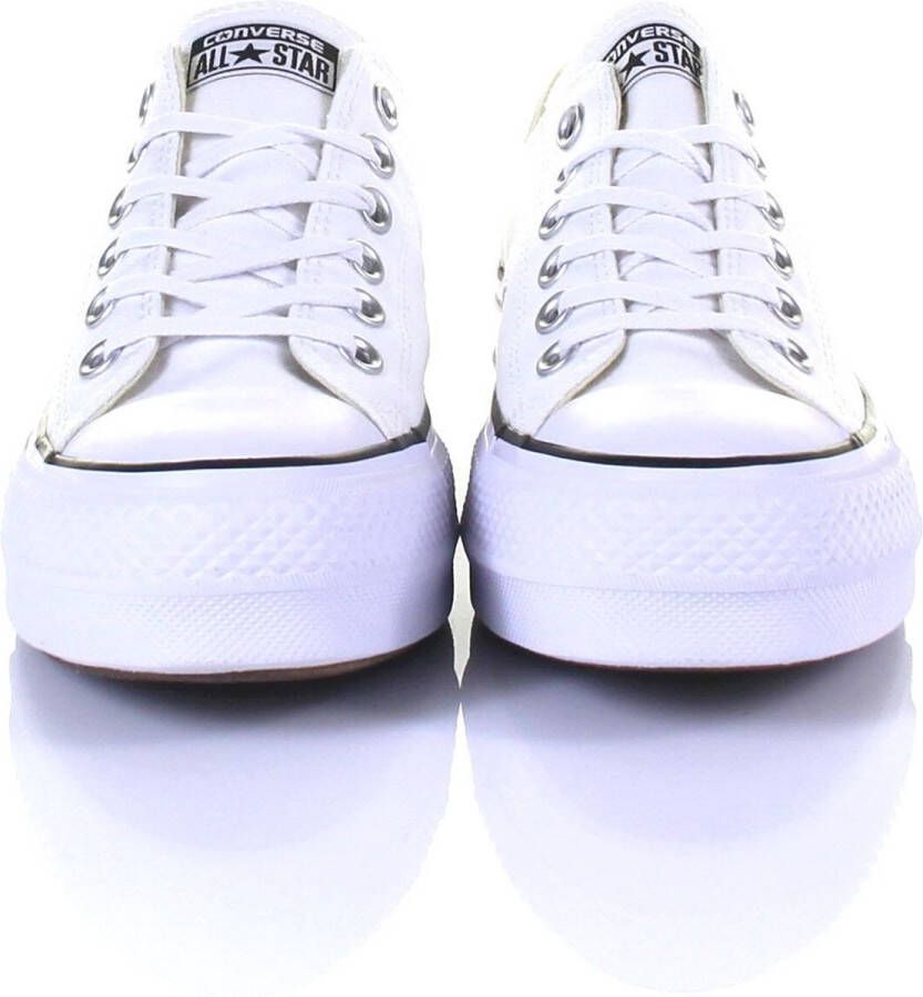 Converse Chuck Taylor All Star Platform Low Dames Schoenen White Textil Foot Locker