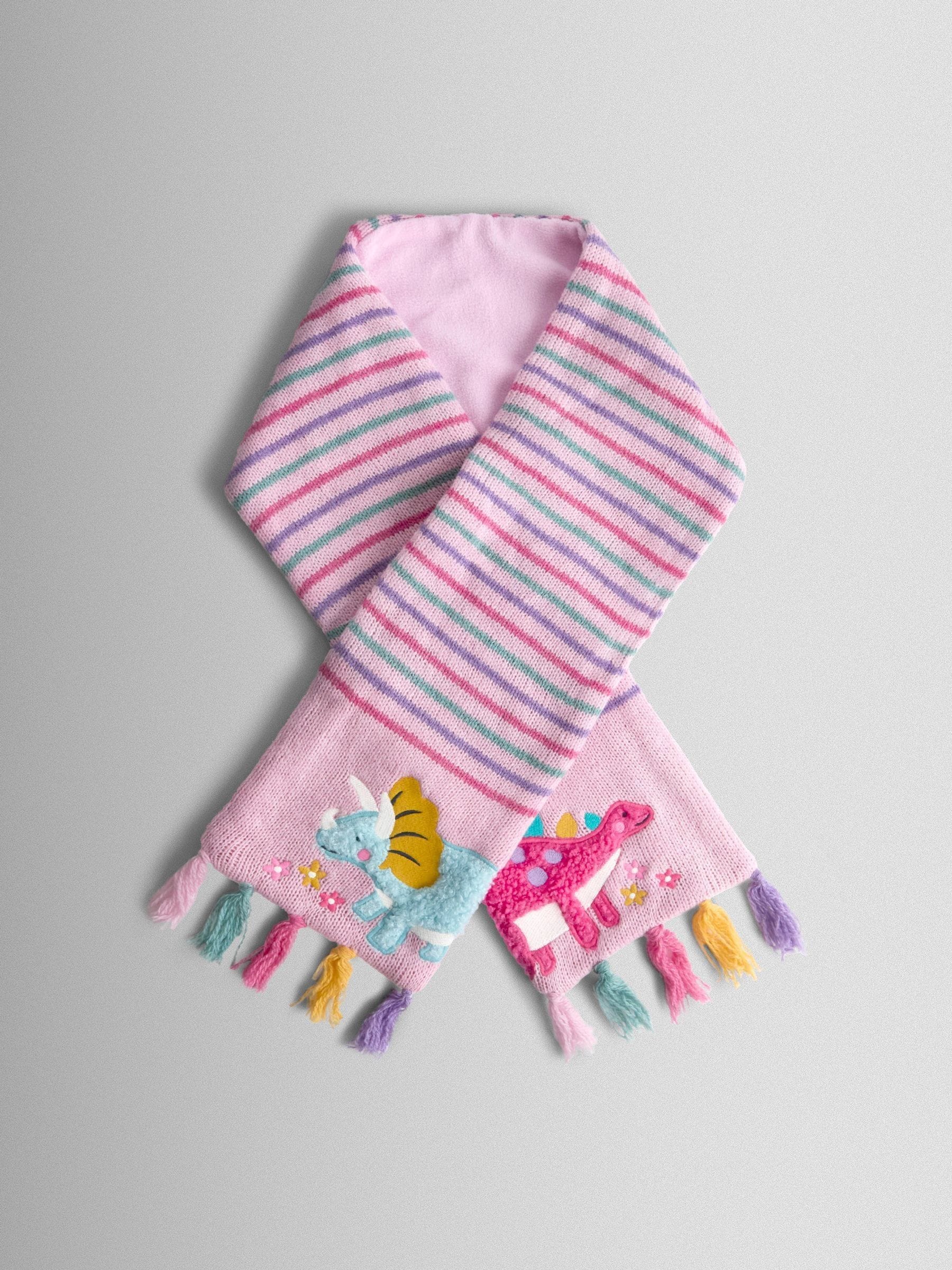 Roze met dinoprint - JoJo Maman Bébé Scarf