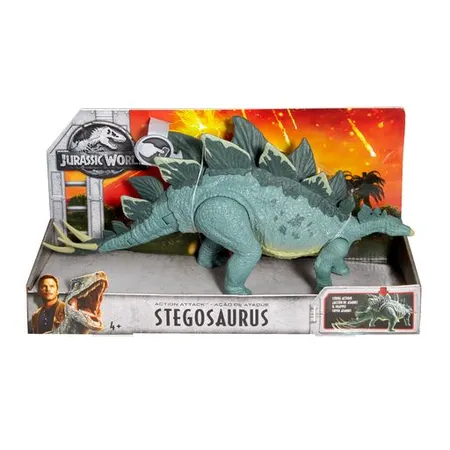 Mattel Jurassic World Action-Attacke Stegosaurus