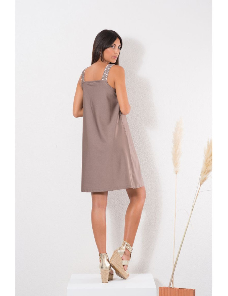 HBT ROBE BRETELLES LÉLIA SAND STARDUST
