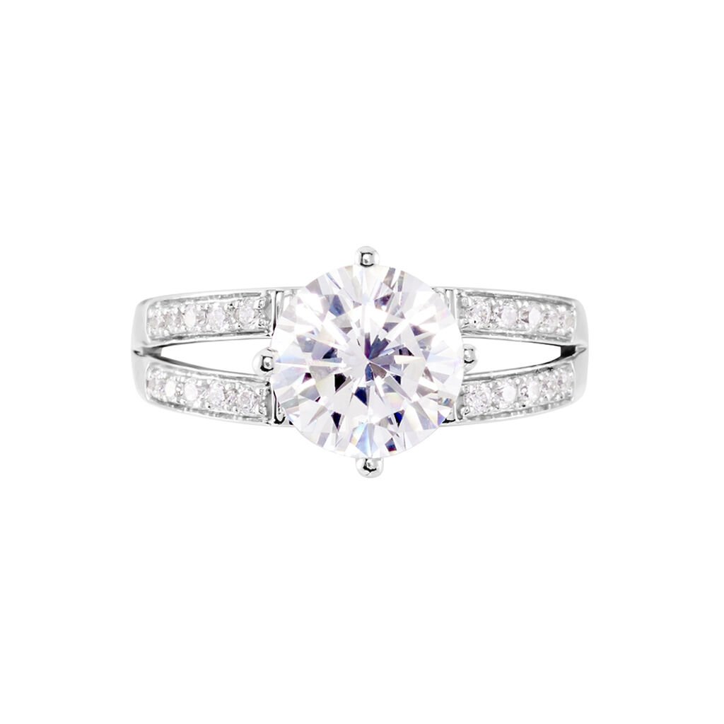Solitaire Amri Or Blanc Oxyde