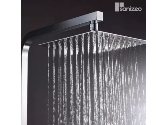 Colonne de Douche et Baignoire anti-calcaire Chrome FIYI BDF016-B