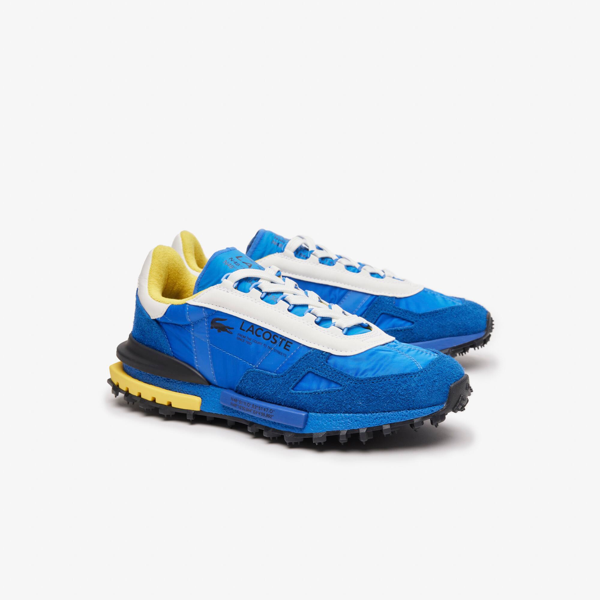 Sneakers Elite Active homme textile avec marquage Sneakers - Bleu - Lacoste - Homme