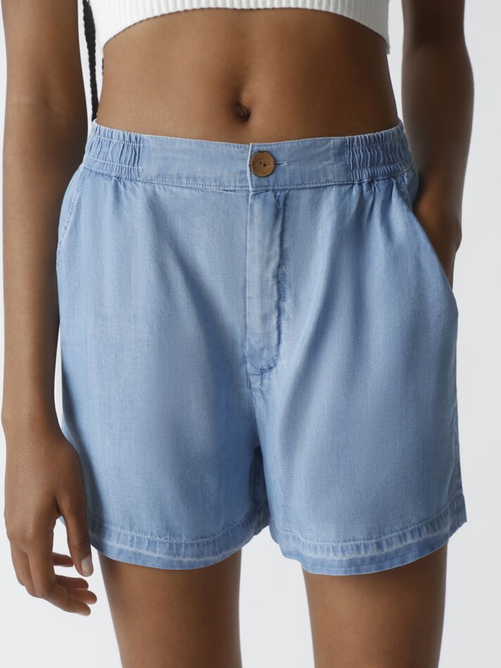 Shorts jeans leves - Índigo