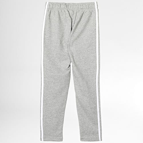 Pantalon Jogging A Bandes Enfant 3 Stripes IC6127 Gris Chiné