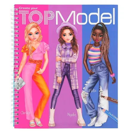 Depesche Create your TOPModel Malbuch