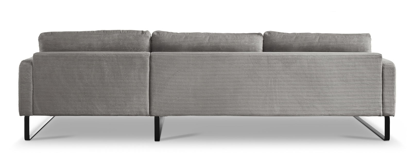 Ole Gunderson Ecksofa ROMA 298 x 154 cm Cord dark grey