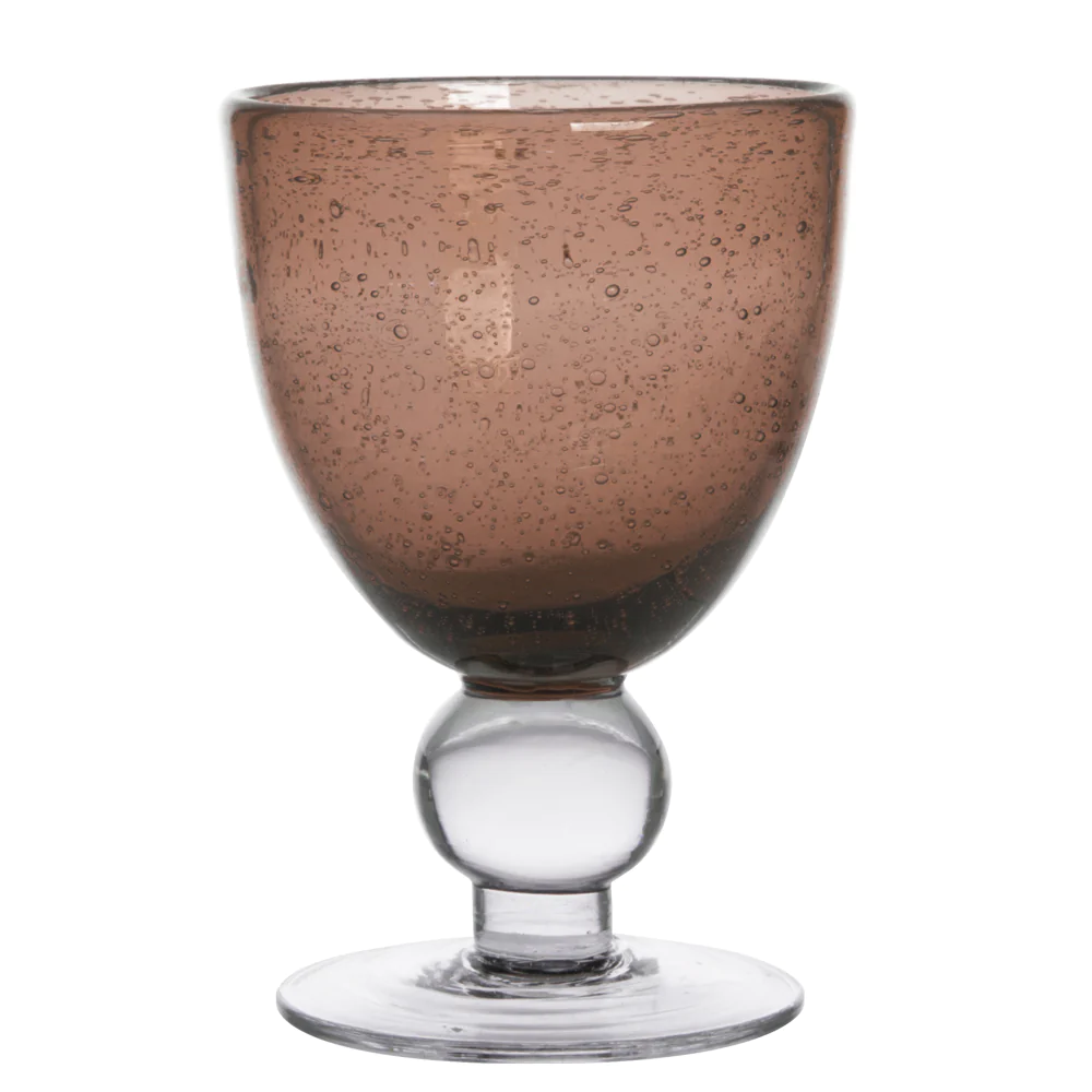 Verre à pieds Artisan Bullé 28 cl brun (lot de 6) Table passion