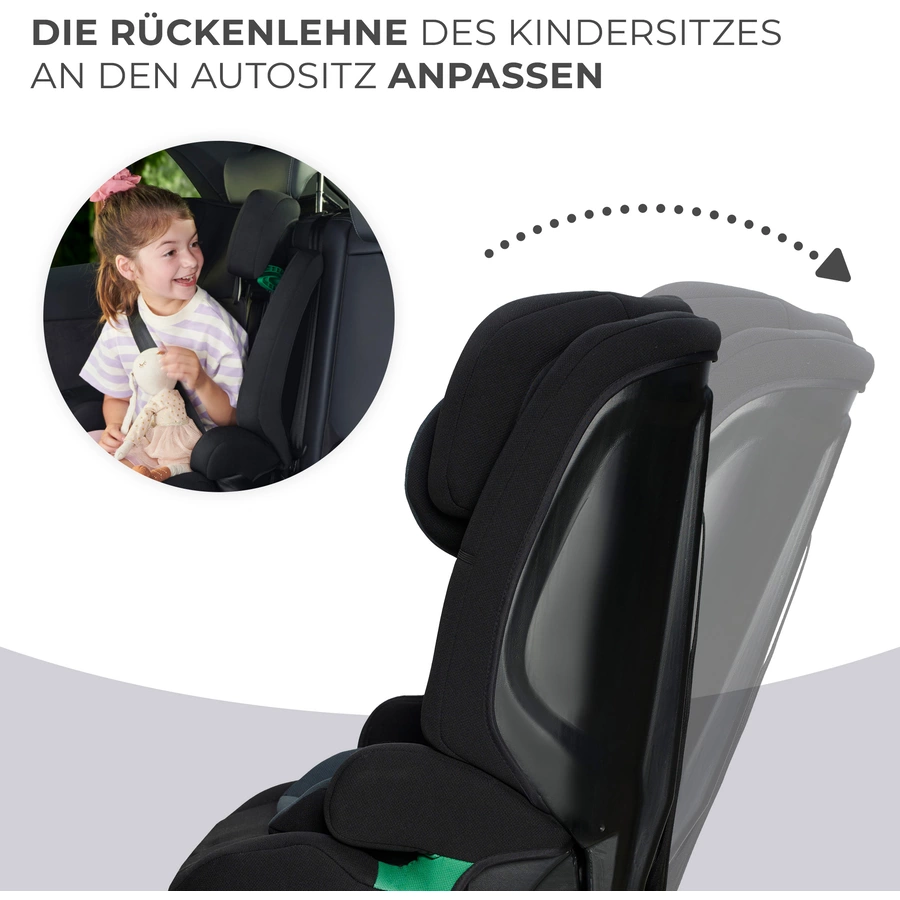 Kinderkraft Autokindersitz Safety Fix 2 i-Size 76 bis 150 cm 8 kg schwarz