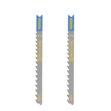 Irwin Pro decoupeerzaagblad medium U-aansluiting voor hout - 2 stuks
