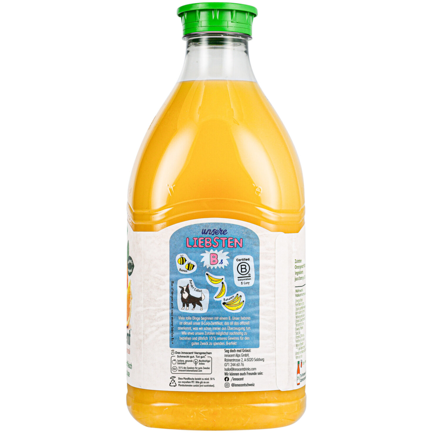 innocent Orangensaft mit Fruchtfleisch
