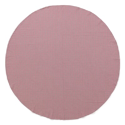 Runde Tischdecke rot-weiß kariert