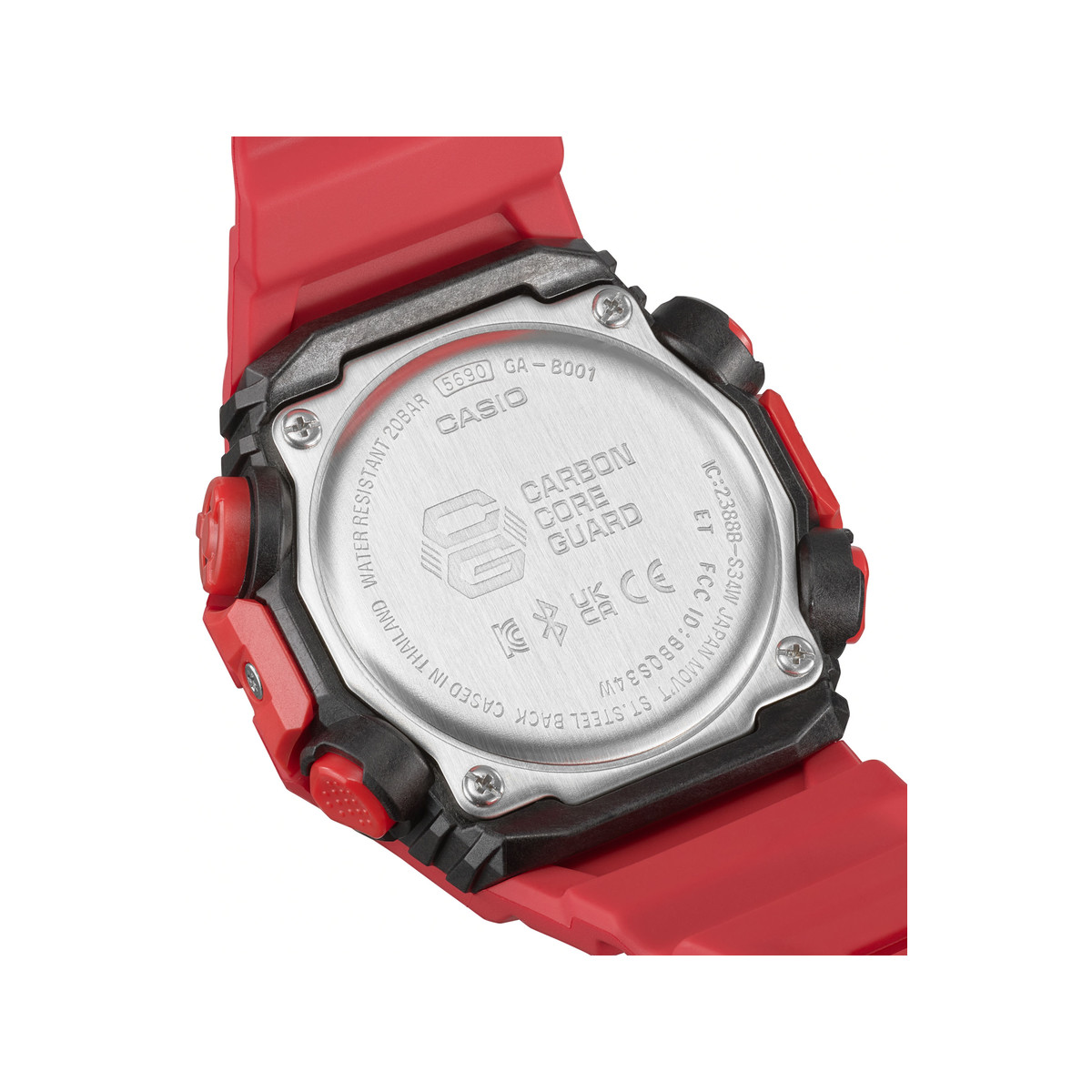 Montre G-SHOCK homme résine rouge