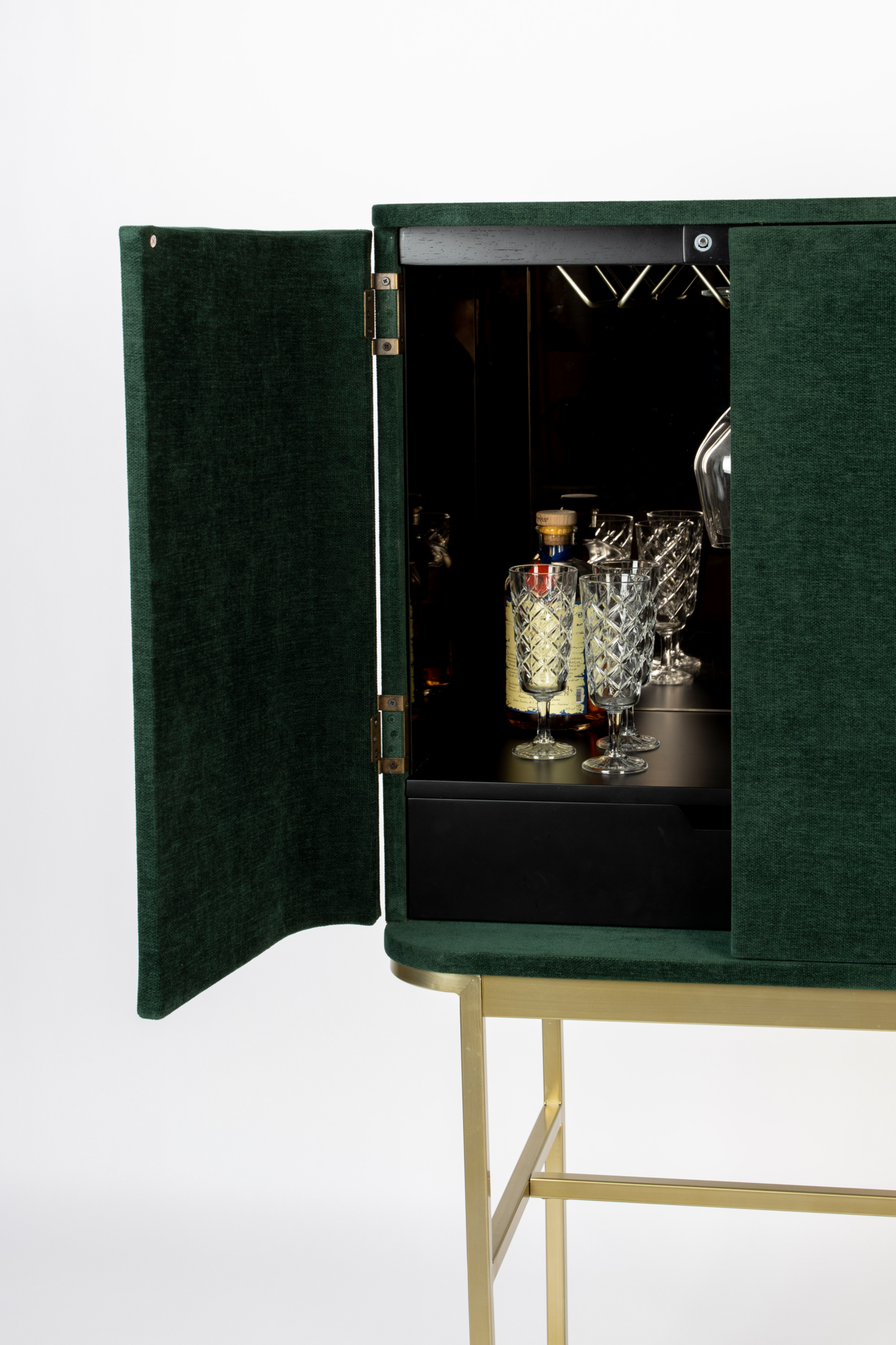 Wandkast Ava Morgana velvet groen