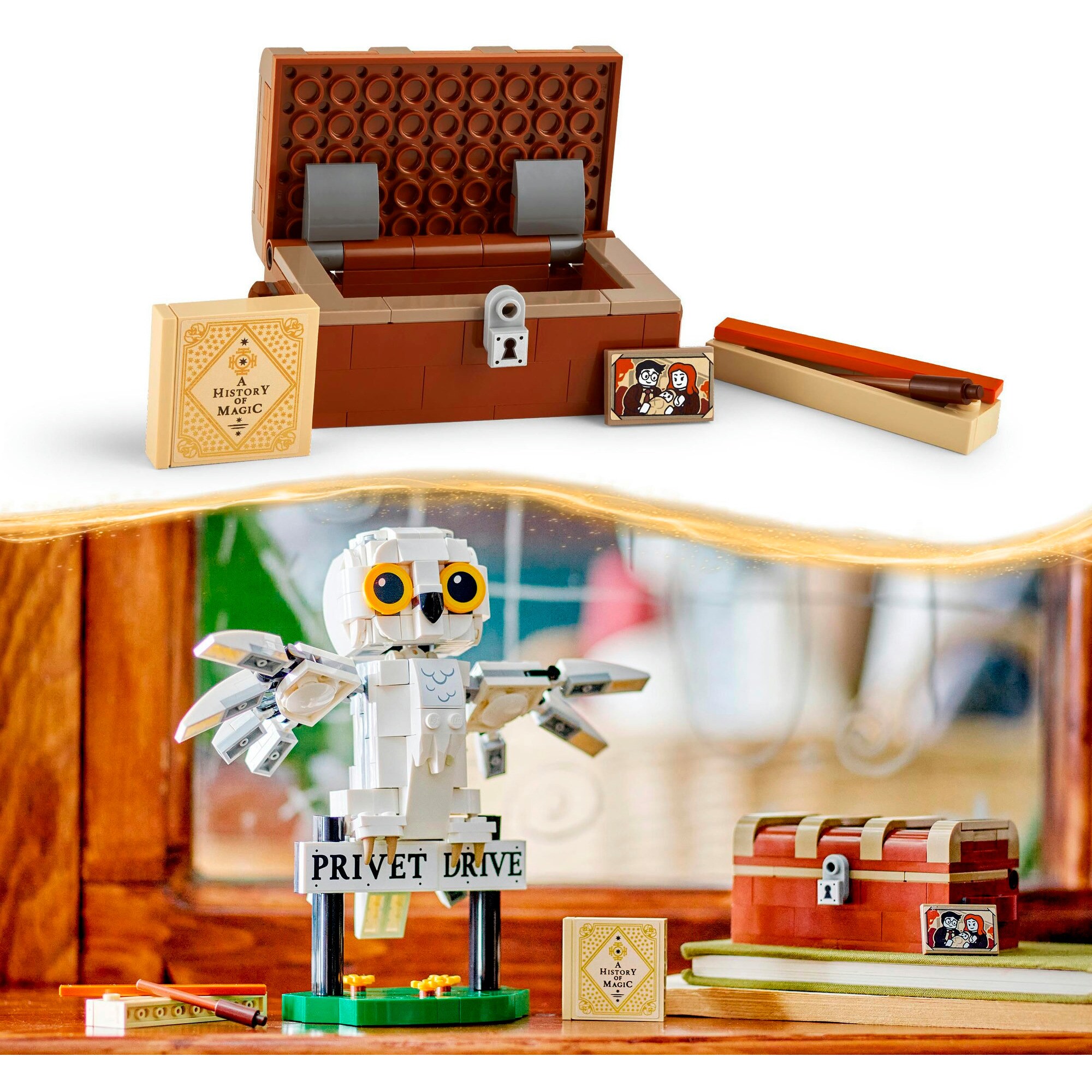 LEGO Konstruktionsspielzeug Harry Potter Hedwig im Ligusterweg