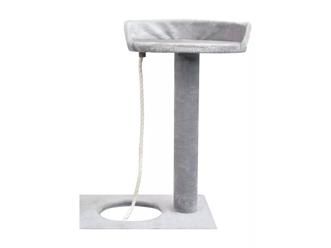 Arbre à chat avec griffoirs en sisal 150 cm Gris