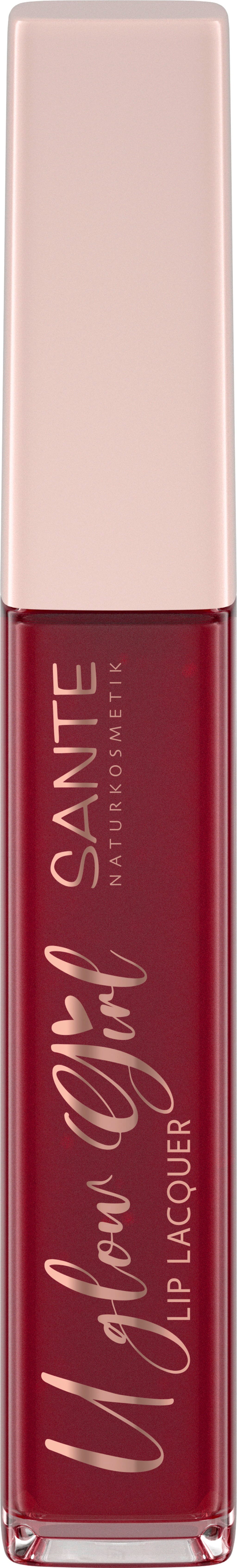 Santé naturally.  U Glow Girl Lip Lacquer, 03 Rot (5,60 g)