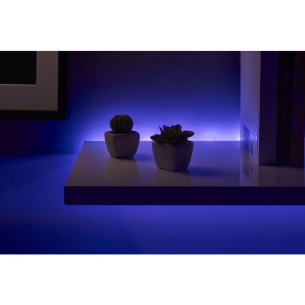 (5m) 80 LED's Stripes Licht Streifen RGB Lichterkette TV Hintergrundbeleuchtung   Fernbedienung (LEDSTRIPES5M) - Bunt