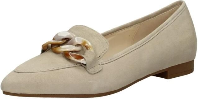 Gabor Stijlvolle Suède Loafer voor Dames Beige Dames