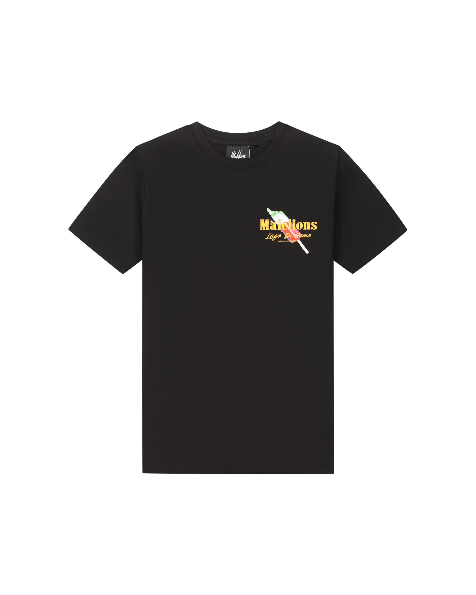 Malelions Junior Gelato T-shirt Kids Zwart
