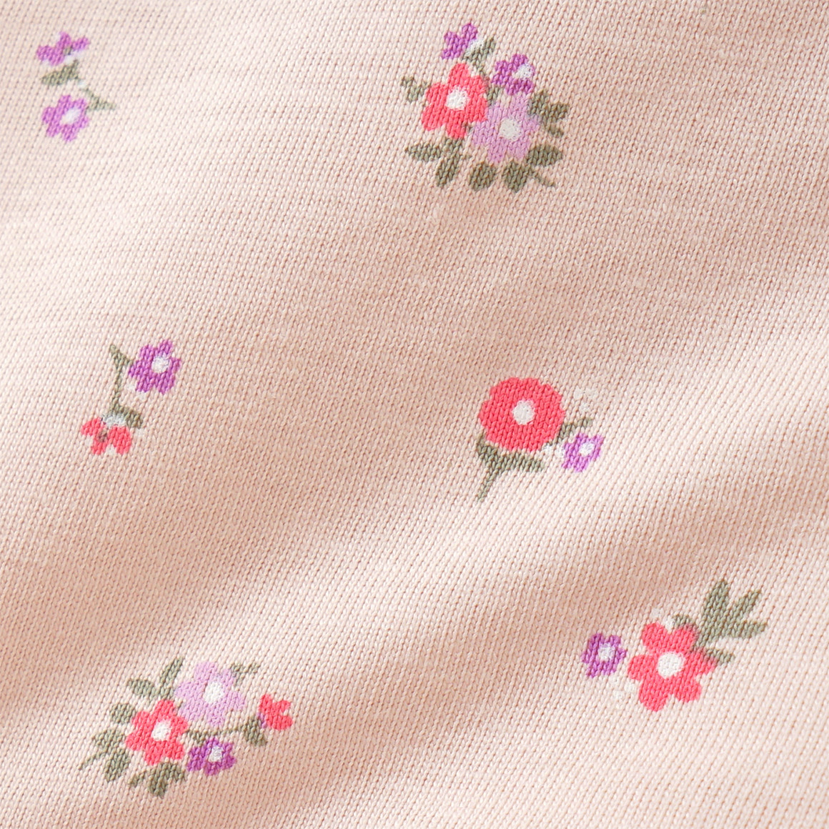 Topomini Baby Schlafsack mit Blümchen hellbeige / rosa