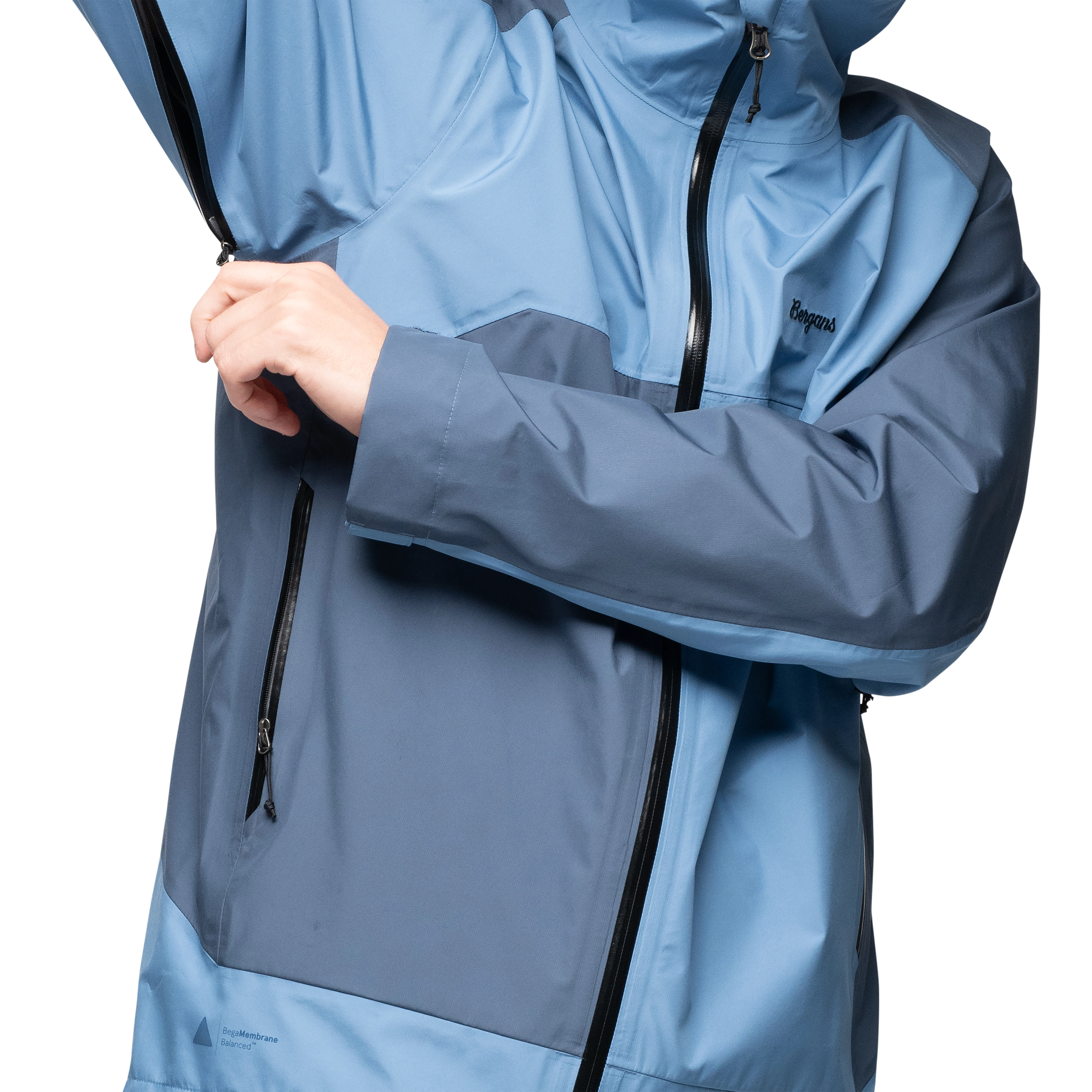 Vaagaa 3L Shell Jacket Men Blue Moon / Granite Blue