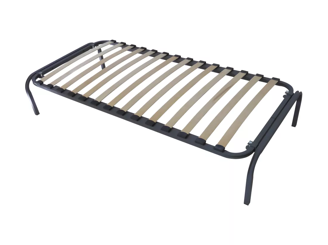Sommier supérieur 80x190 cm metal gris STRATA
