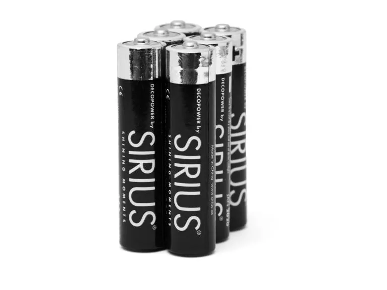 Sirius DecoPower AAA Batteri - 6 stk