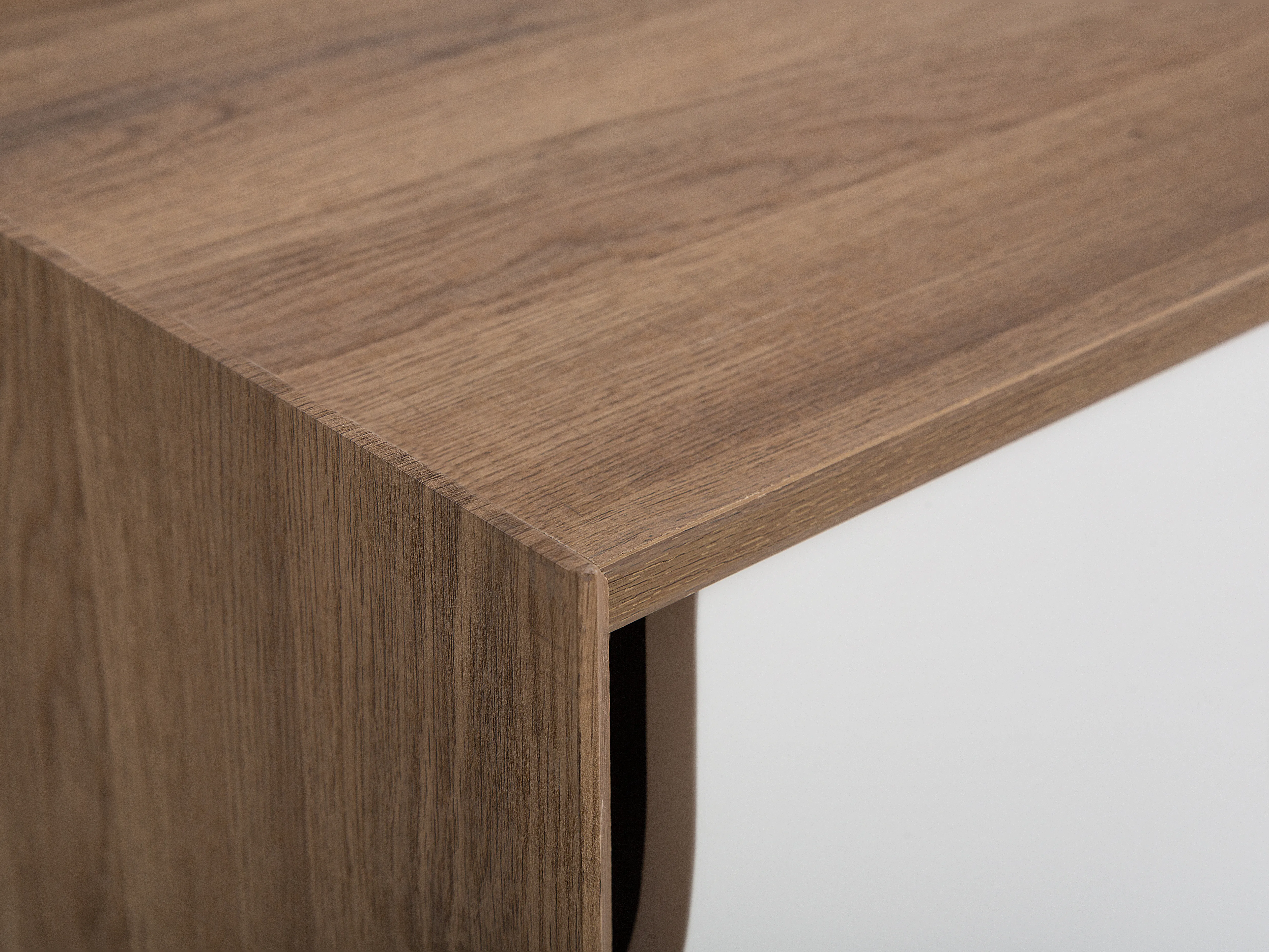 TV-meubel ACTON Bruin/wit