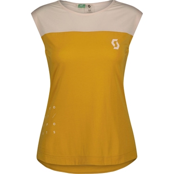 Scott Trail Vertic DRI Kurzarmtrikot Biscuit Beige / Sugar Pink Damen