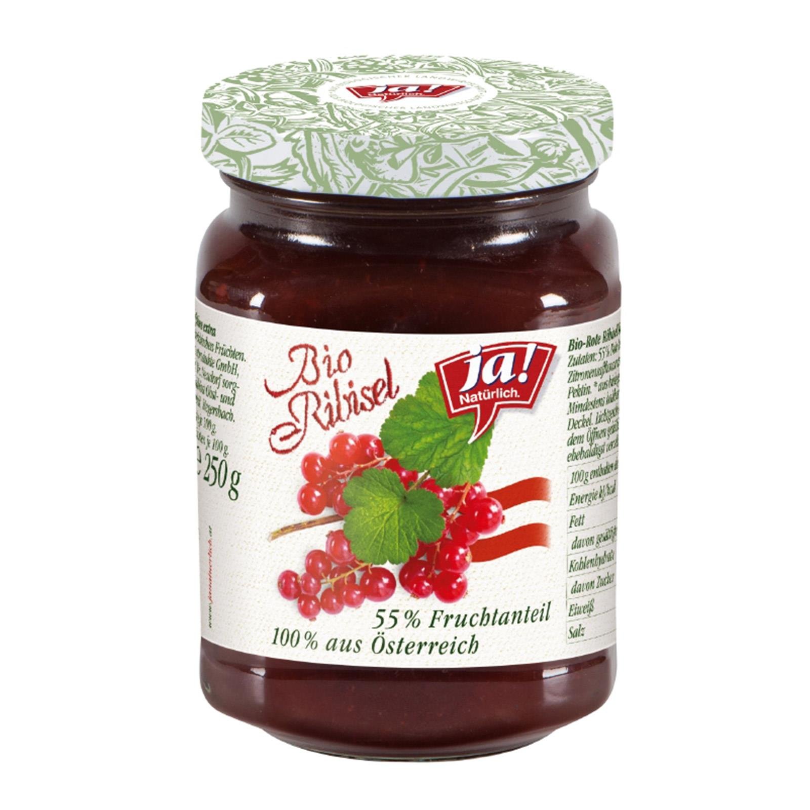 Ja! Natürlich Ribisel Fruchtaufstrich
