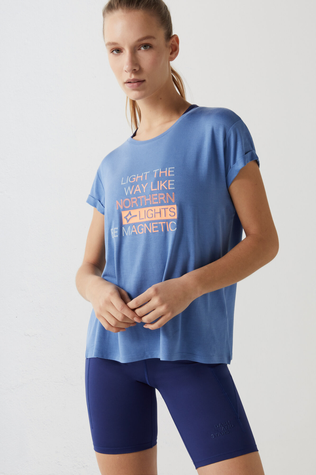 Camiseta LENZING™ TENCELT™ azul - azul