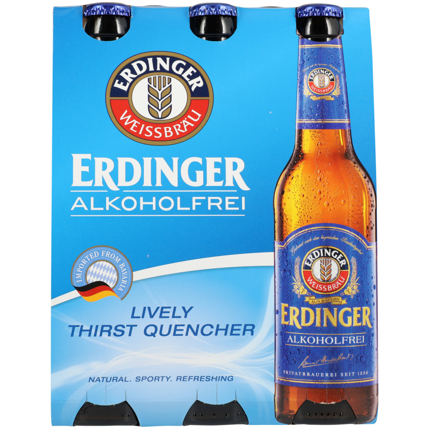 Erdinger Bier alkoholfrei 6x33cl -198cl